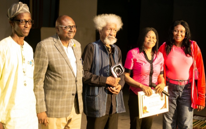 Wole Soyinka Honored with Lifetime Achievement Award at Pink Awards