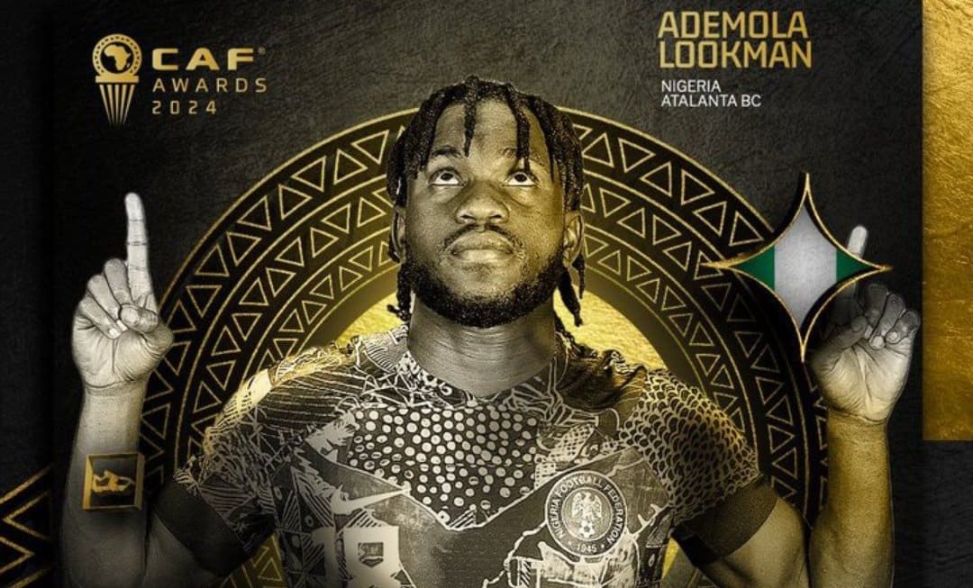 Ademola Lookman Crowned 2024 CAF Men’s Player of the Year, Succeeding Victor Osimhen