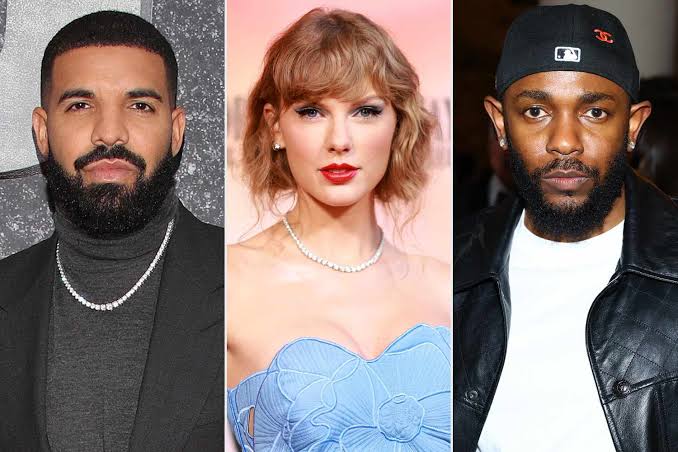 Taylor Swift Reigns Supreme, Kendrick Lamar and Drake’s Feud Fuels Streaming Success in 2024
