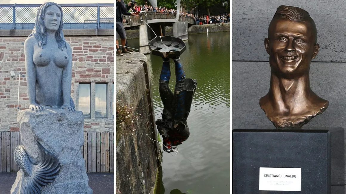 Controversial Statues Worldwide Face Removal from Denmark’s “Big Mermaid” to Cristiano Ronaldo Bust