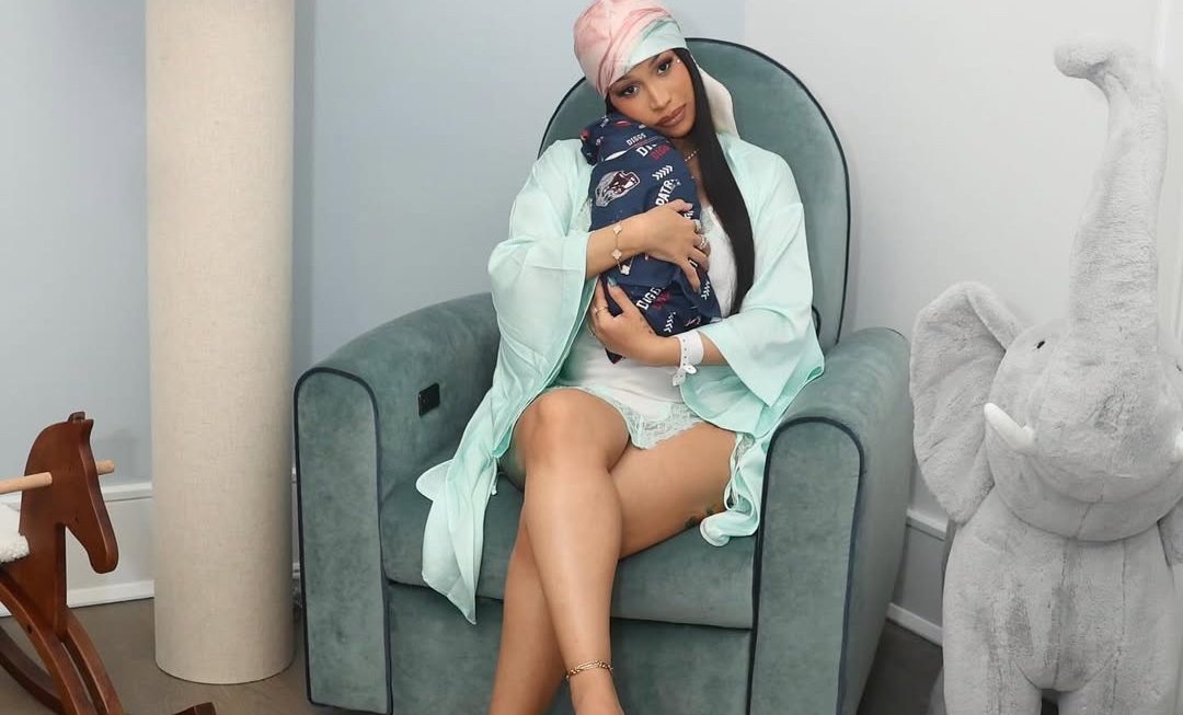 Cardi B Shares First Look at Newborn Son