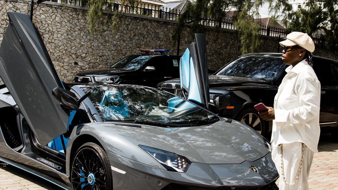 Teni Davido Lamborghini Video Surfaces for New Music Content